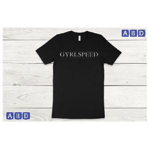 GYRLSPEED BlockLine Short Sleeve T-Shirt (BLK/WHT) Image